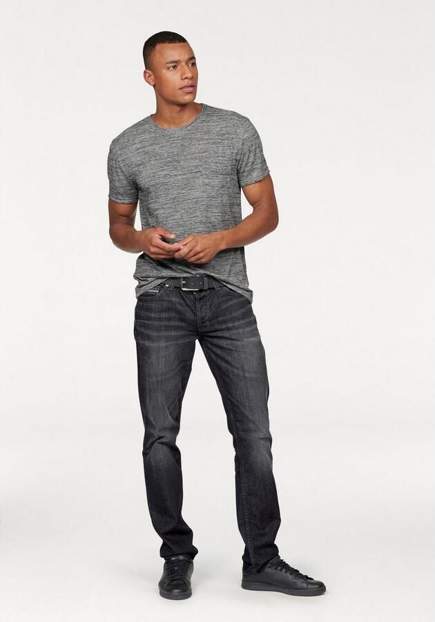 Bruno Banani T-shirt Korte mouwen slim fit effen ronde hals - Foto 7