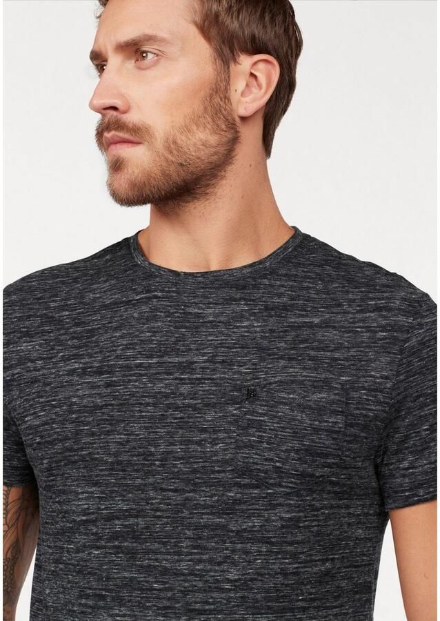 Bruno Banani T-shirt Korte mouwen slim fit effen ronde hals - Foto 2