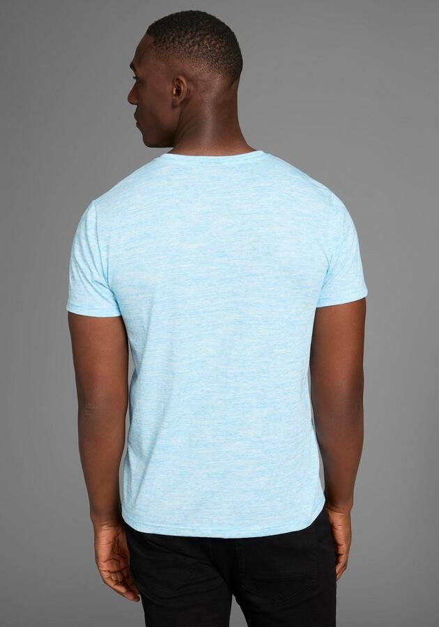 Bruno Banani T-shirt Korte mouwen slim fit effen ronde hals - Foto 3