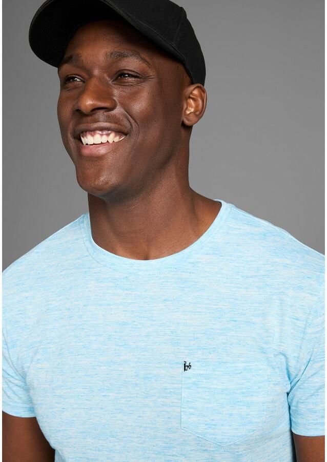 Bruno Banani T-shirt Korte mouwen slim fit effen ronde hals - Foto 2