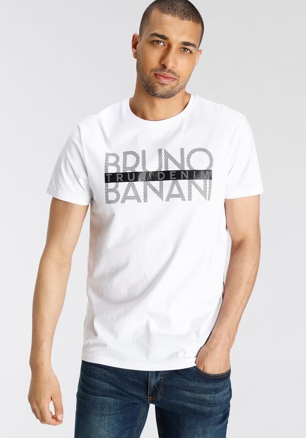 Bruno Banani T-shirt korte mouwen smal gesneden bedrukt van katoen - Foto 12