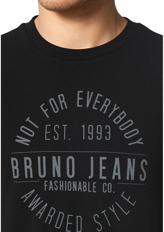 Bruno Banani T-shirt Korte mouwen smal gesneden bedrukt van katoenmix - Foto 2