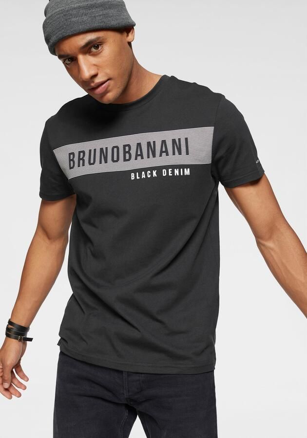 Bruno Banani T-shirt korte mouwen smal gesneden ronde hals - Foto 7