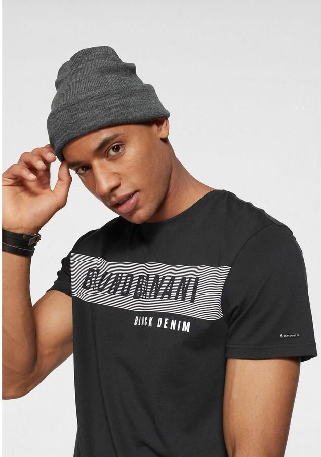 Bruno Banani T-shirt korte mouwen smal gesneden ronde hals - Foto 3