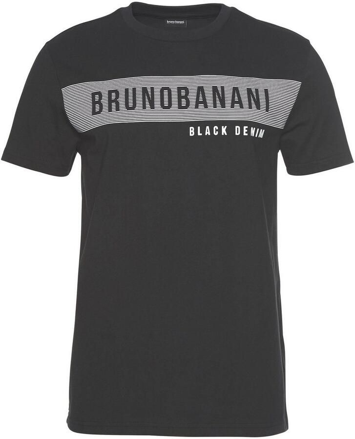 Bruno Banani T-shirt korte mouwen smal gesneden ronde hals