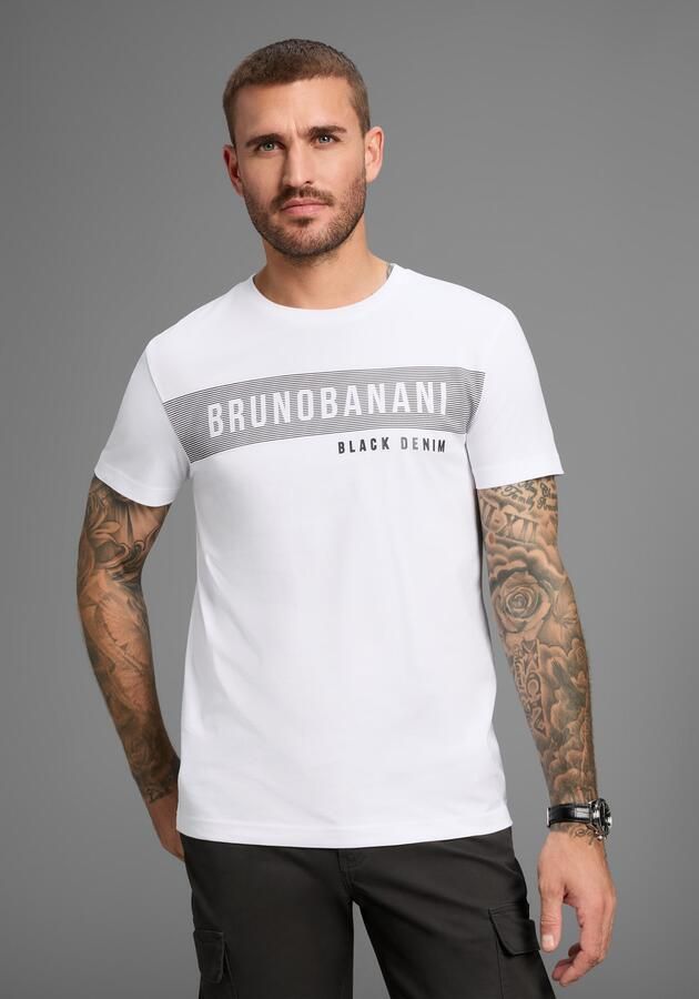 Bruno Banani T-shirt korte mouwen smal gesneden ronde hals - Foto 7