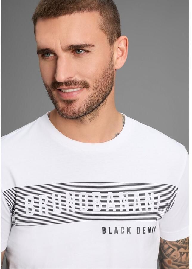 Bruno Banani T-shirt korte mouwen smal gesneden ronde hals - Foto 3