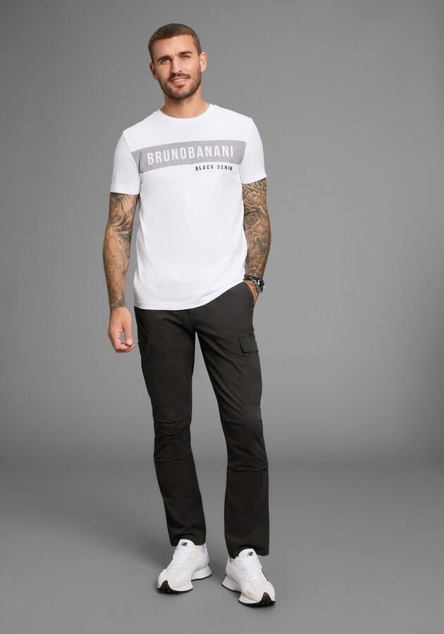 Bruno Banani T-shirt korte mouwen smal gesneden ronde hals - Foto 6