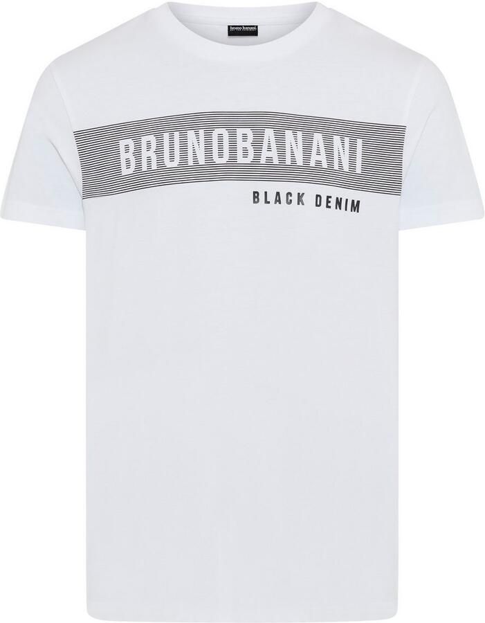Bruno Banani T-shirt korte mouwen smal gesneden ronde hals
