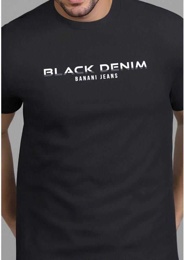 Bruno Banani T-shirt korte mouwen smal gesneden ronde hals - Foto 2