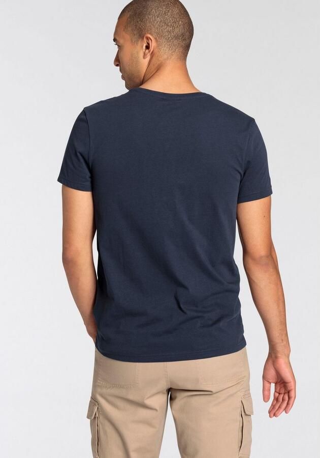 Bruno Banani T-shirt korte mouwen smalle pasvorm bedrukt ronde hals - Foto 6