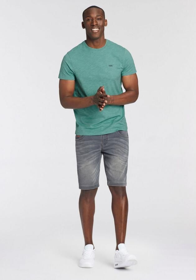 Bruno Banani T-shirt Met dubbele kraag en sierborstzak - Foto 6