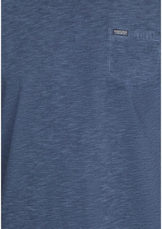 Bruno Banani T-shirt Met dubbele kraag en sierborstzak - Foto 3