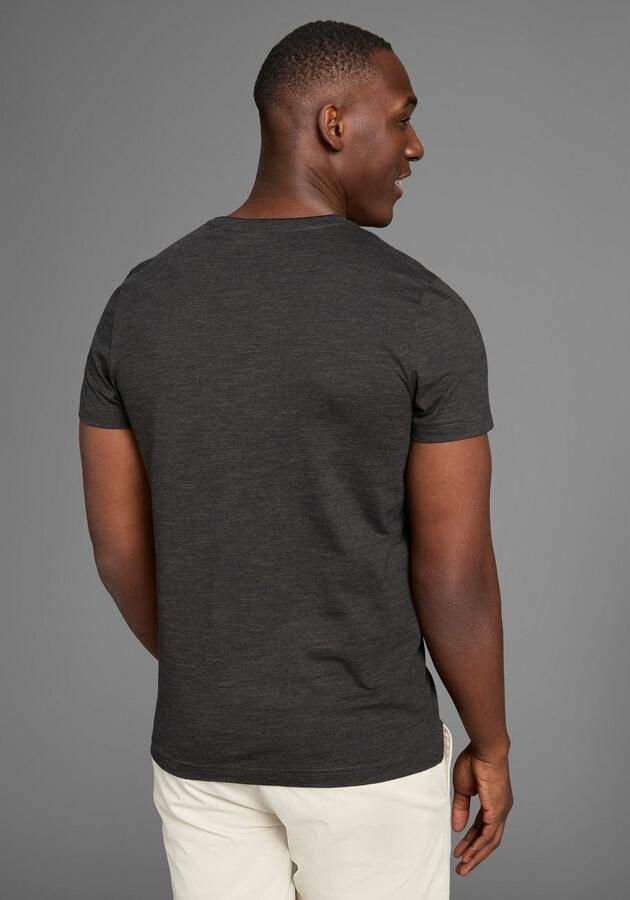 Bruno Banani T-shirt Met dubbele kraag en sierborstzak - Foto 3