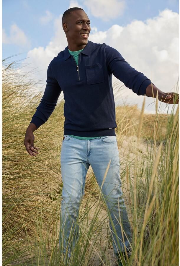 Bruno Banani T-shirt Met dubbele kraag en sierborstzak - Foto 7