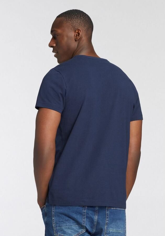 Bruno Banani T-shirt Met geknoopte V-hals - Foto 5