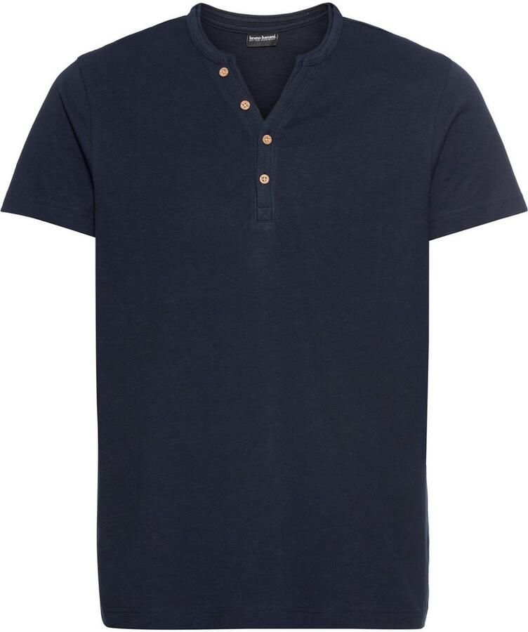 Bruno Banani T-shirt Met geknoopte V-hals