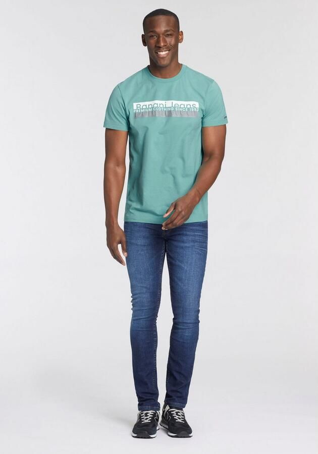 Bruno Banani T-shirt met modieuze frontprint - Foto 9