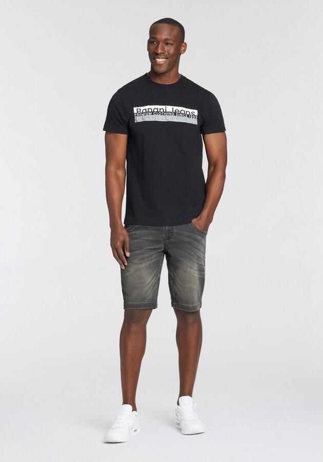 Bruno Banani T-shirt met modieuze frontprint - Foto 8
