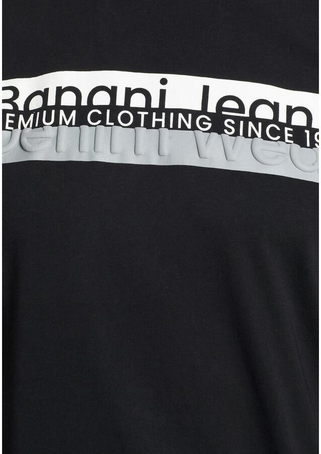 Bruno Banani T-shirt met modieuze frontprint - Foto 2