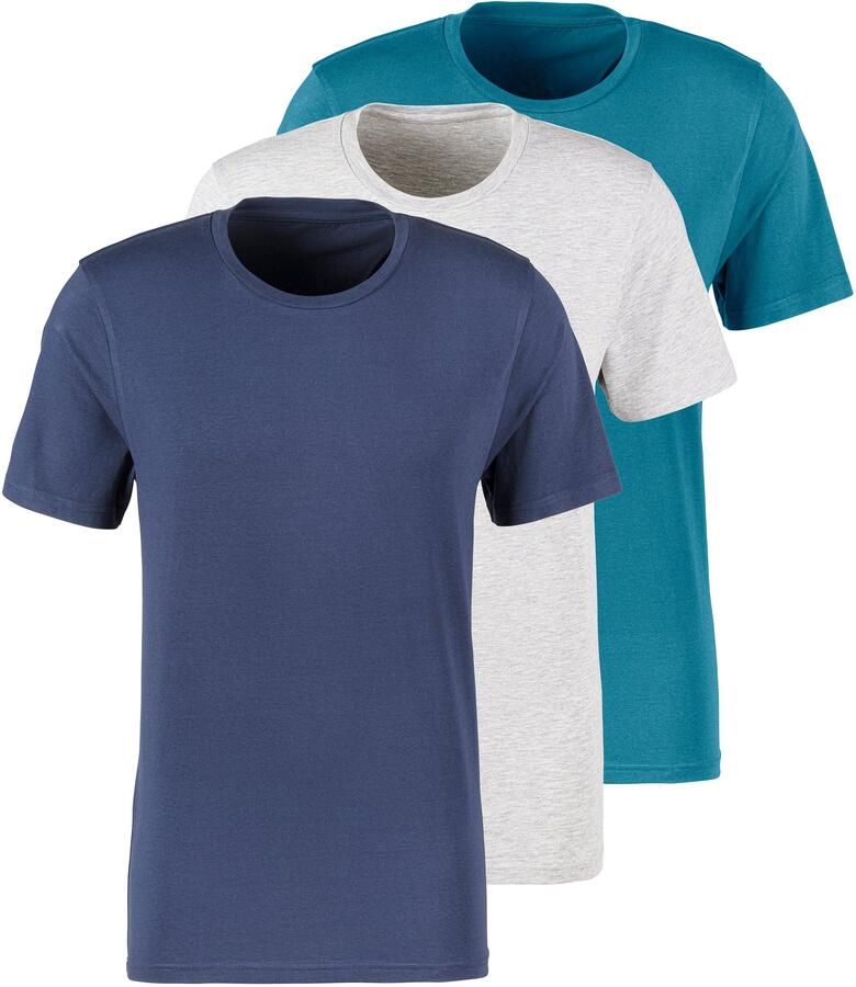 Bruno Banani T-shirt met ronde hals (set 3-delig) - Foto 6