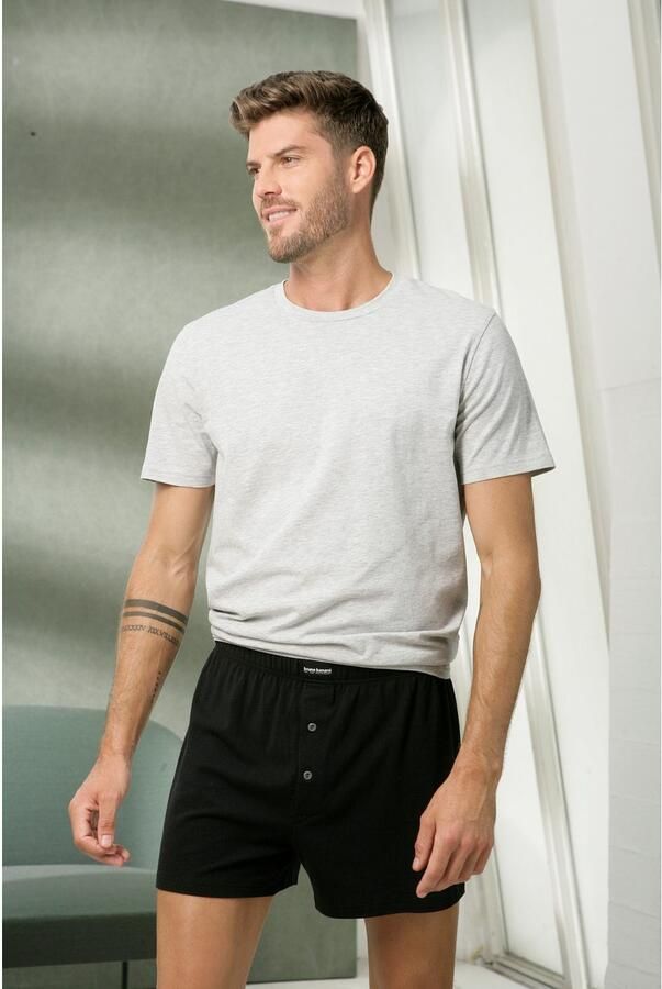 Bruno Banani T-shirt met ronde hals (set 3-delig) - Foto 4