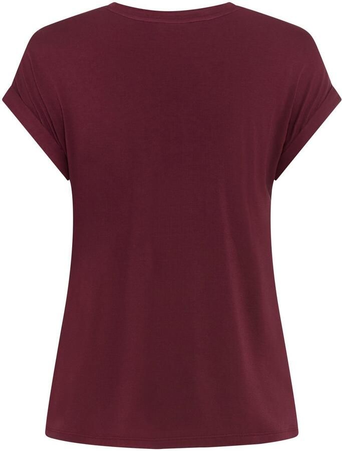 Bruno Banani T-shirt met veters op de halslijn nieuwe collectie