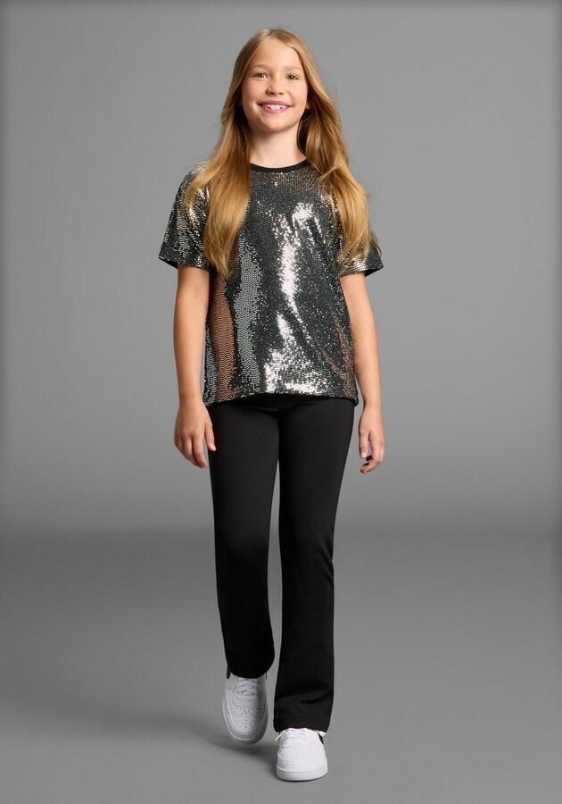 Bruno Banani T-shirt Oversized glittershirt paillettenlook NIEUW: voor TIENERS! Shirt van glinsterend materiaal - Foto 6