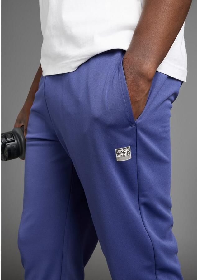 Bruno Banani Trainingsbroek met ritssluiting onder in de pijpen