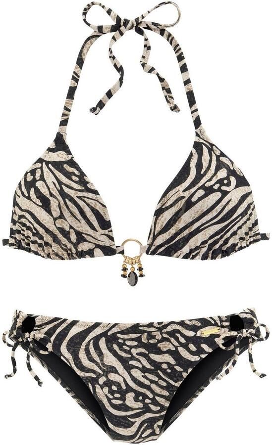 Bruno Banani Triangelbikini in trendy animal-print - Foto 2