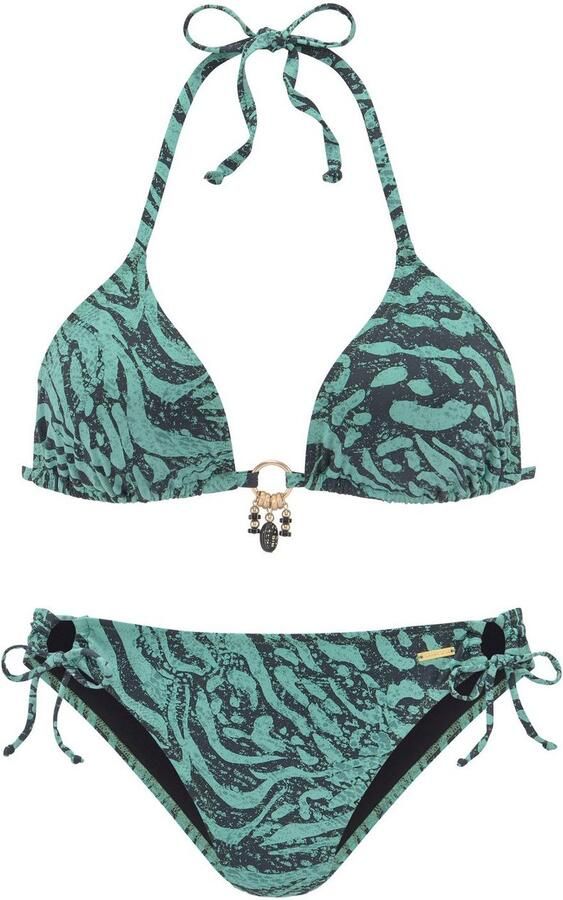 Bruno Banani Triangelbikini in trendy animal-print - Foto 3