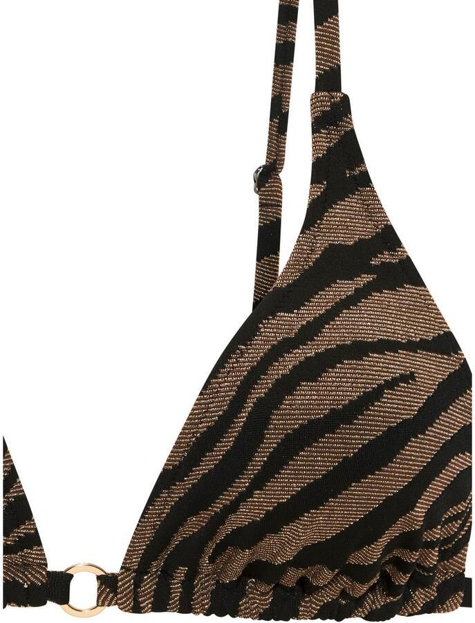 Bruno Banani Triangelbikini in tweekleurige animal-look