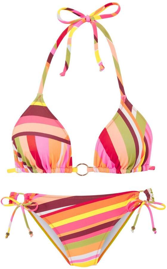 Bruno Banani Triangelbikini met edele ring - Foto 3