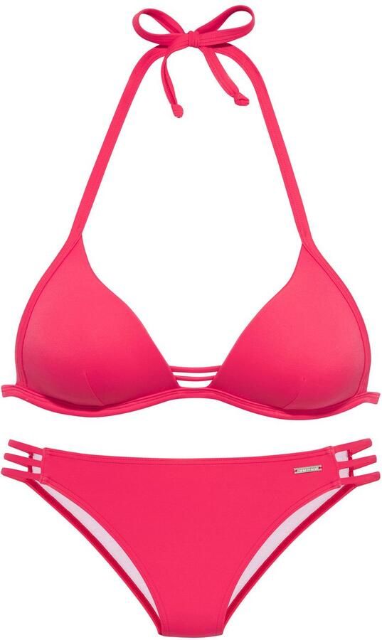 Bruno Banani Triangelbikini met sierbandjes - Foto 3