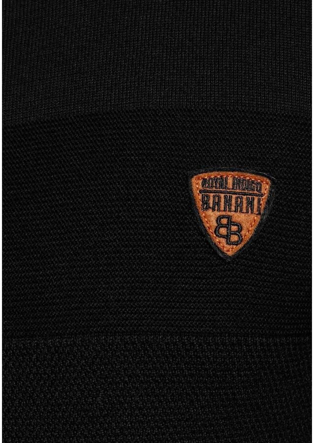 Bruno Banani Trui met ronde hals in modieuze tricot-look - Foto 2