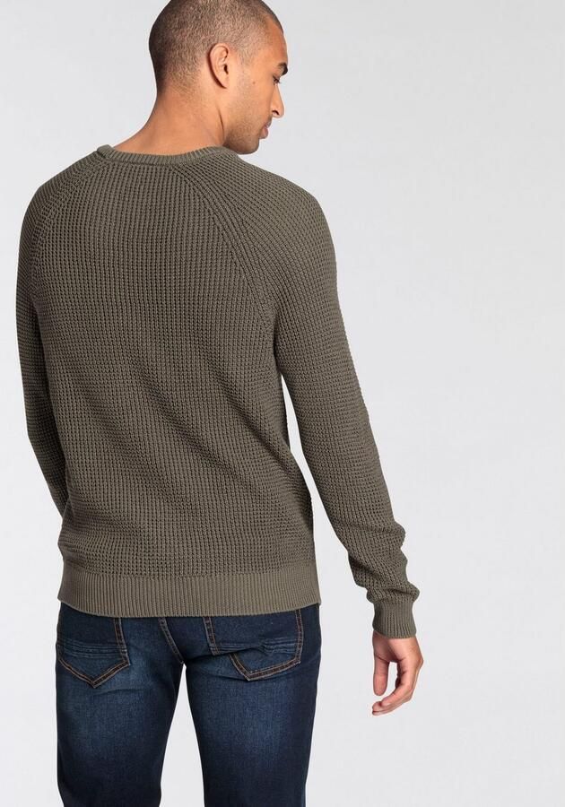 Bruno Banani Trui met ronde hals met een bijzondere structuur - Foto 6