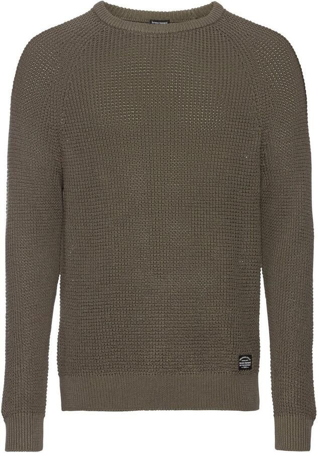 Bruno Banani Trui met ronde hals met een bijzondere structuur - Foto 4