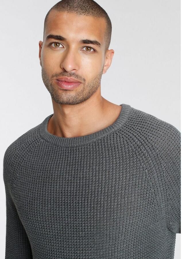 Bruno Banani Trui met ronde hals met een bijzondere structuur - Foto 2