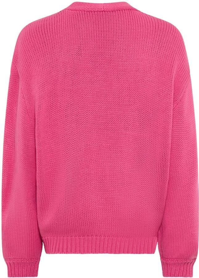 Bruno Banani Vest Cardigan open gebreid vest in wijde vorm NIEUW: voor TIENERS! Losse zachte breisel