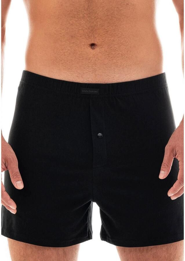 Bruno Banani Wijde boxershort Loose fit met knoopsluiting (2 stuks Set van 2) - Foto 3
