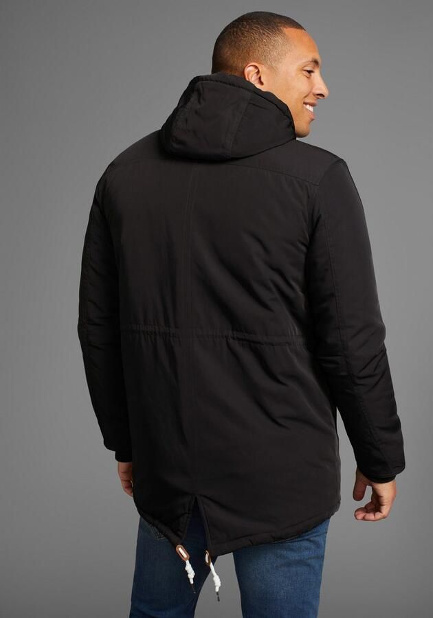 Bruno Banani Winterjack modieuze stijl getailleerde pasvorm met capuchon met koord - Foto 2