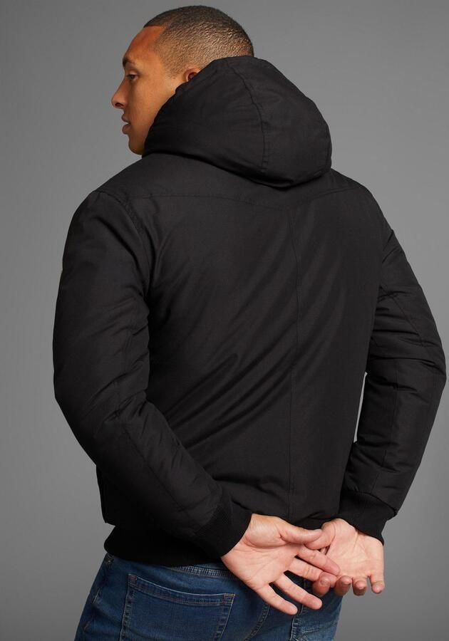 Bruno Banani Winterjack van katoen en polyester hoge kraag - Foto 2