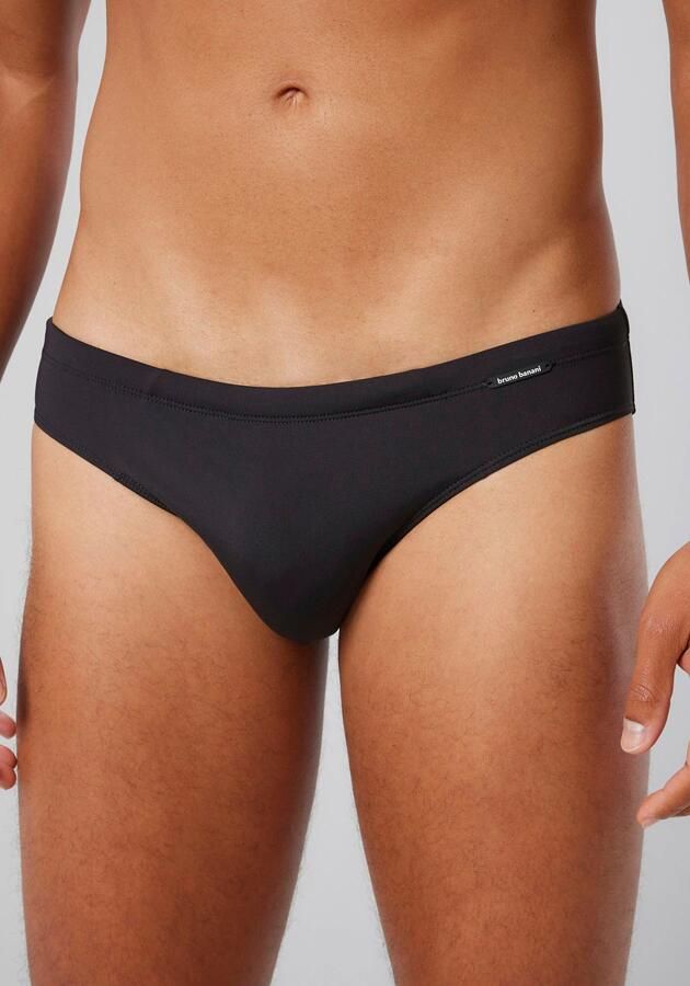 Bruno Banani Zwembroek Mini Wave Line 2.0 Swim met opzij gestempeld logo (1 stuk) - Foto 5