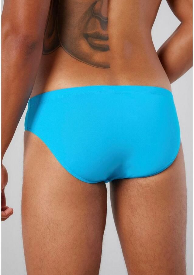 Bruno Banani Zwembroek Mini Wave Line 2.0 Swim met opzij gestempeld logo (1 stuk) - Foto 2