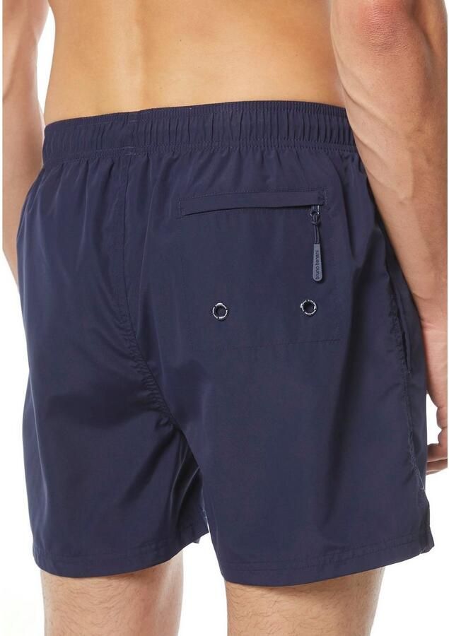Bruno Banani Zwemshort Boxer Wave Line 2.0 Swim met tunnel-elastische tailleband - Foto 4
