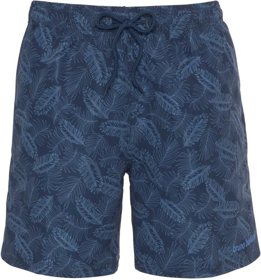 Bruno Banani Zwemshort met een bloemmotief