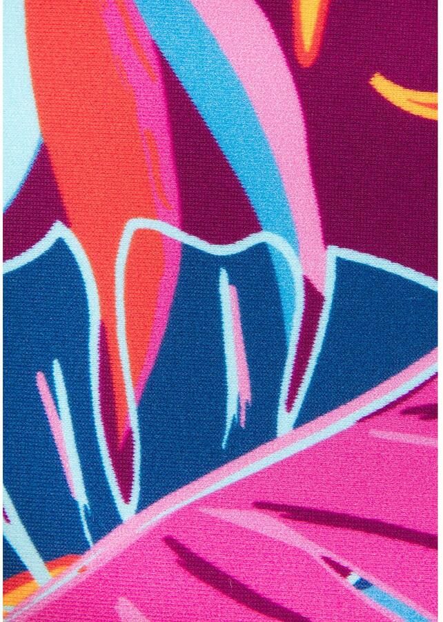 Buffalo Badpak Soleil met modieuze bladprint