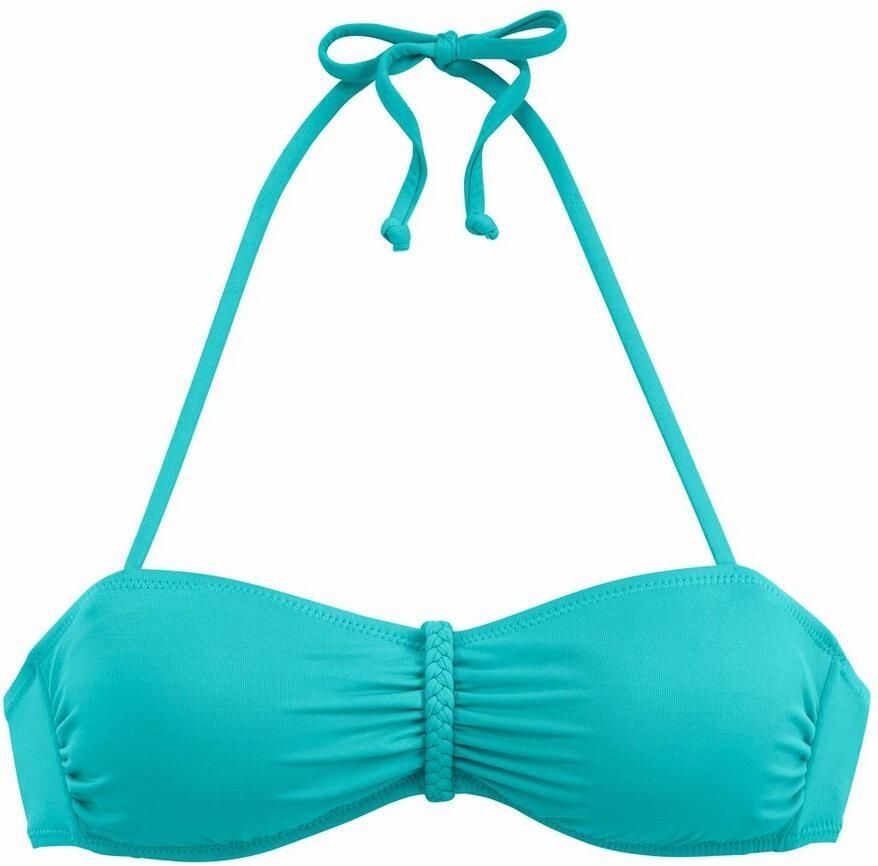 Buffalo Bandeau-bikinitop Happy met gevlochten detail