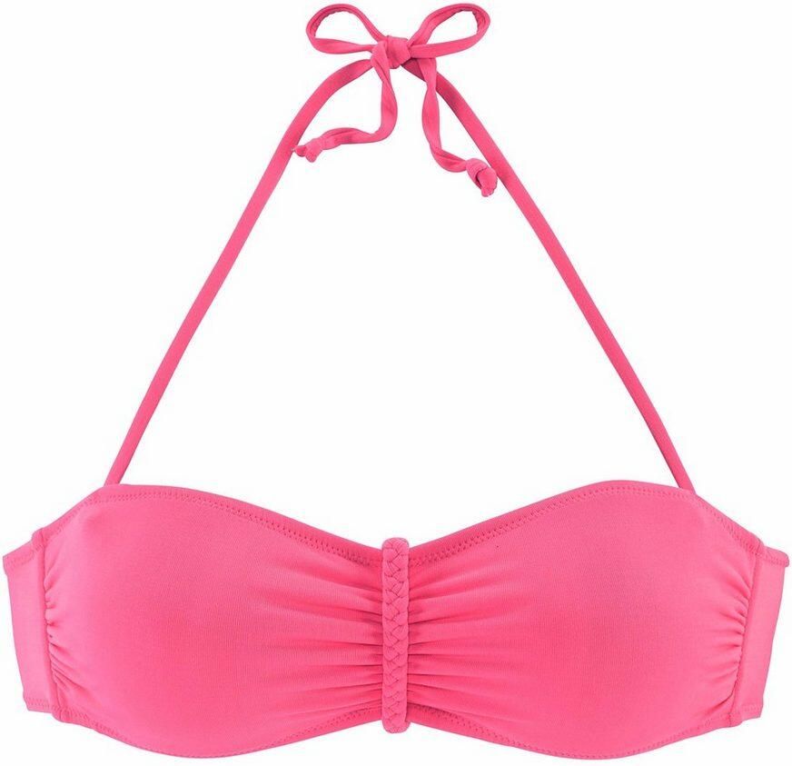 Buffalo Bandeau-bikinitop Happy met gevlochten detail
