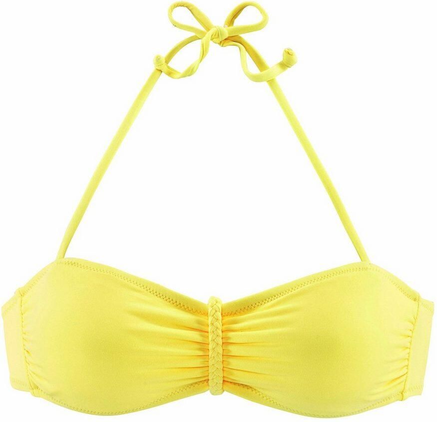 Buffalo Bandeau-bikinitop Happy met gevlochten detail